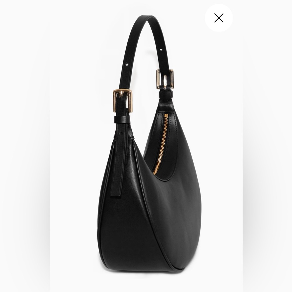 COS Mini Crescent Leather Bag - Picture 3 of 10